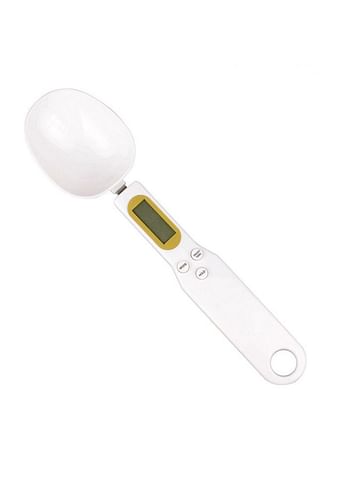 Electronic Spoon Measuring Scale White 23*2.5*5.5cm