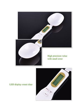 Electronic Spoon Measuring Scale White 23*2.5*5.5cm