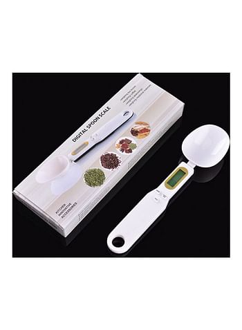 Electronic Spoon Measuring Scale White 23*2.5*5.5cm