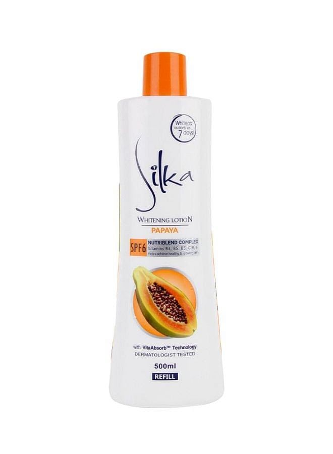 Silka Papaya Whitening Lotion 500ml