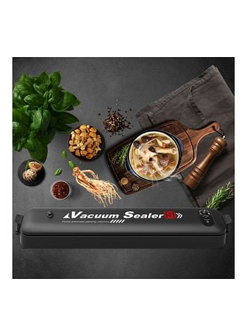 Vacuum Sealer Automatic Food Machine Black