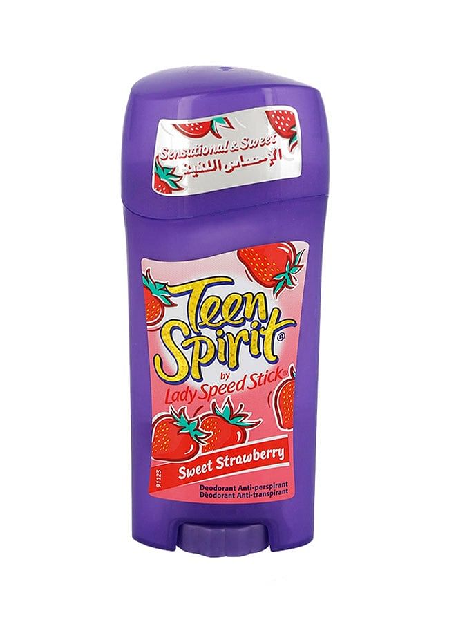 Lady Speed Stick Teen Spirit Sweet Strawberry Anitperspirant Deodorant 65grams