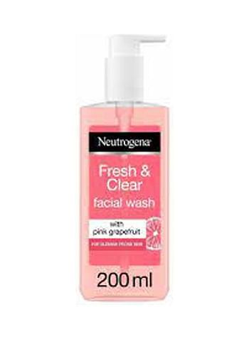 Neutrogena Refreshingly Clear Facial Wash, Pink Grapefruit & Vitamin C 200ml