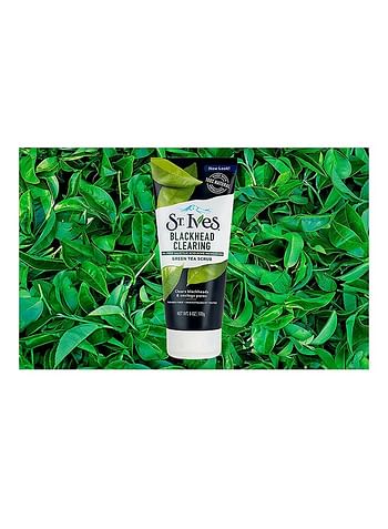 ST. Ives Black Head Clearing Green Tea Scrub 170grams