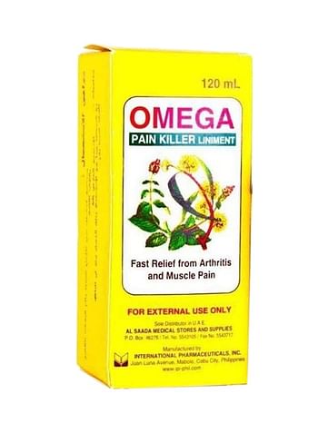 Omega Fast Relief Pain Killer Liniment 120ml