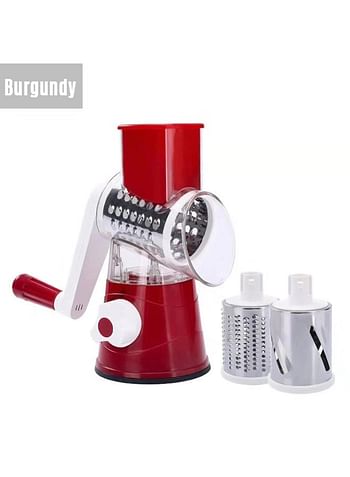 Generic Multifunctional Vegetable Grater Red/White 24 x 12 x 19centimeter