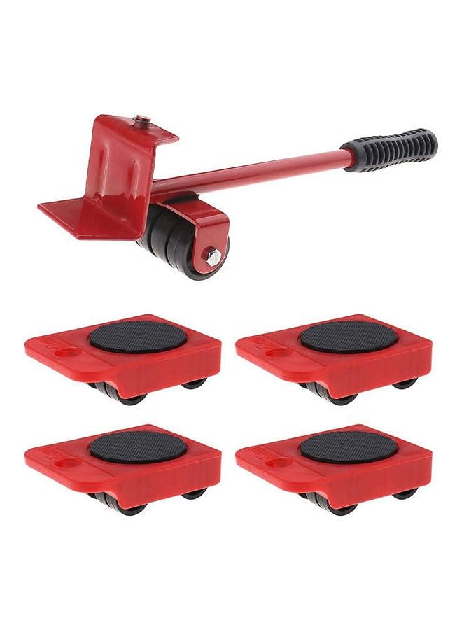 OTOTEC 5Pcs Furniture Moving Lifter Shifter Mover Kit Red 35 x 10 x 10cm