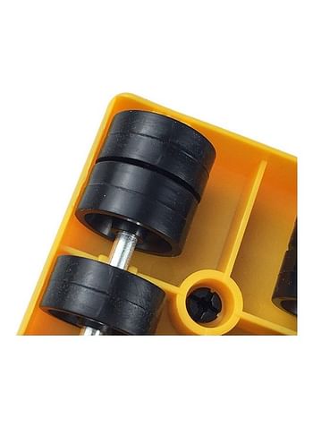 4-Piece Mover Roller With Wheel Bar Furniture Lifter Yellow