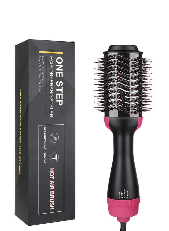 One Step One Step Hair Dryer And Styler Brush Comb Black/Pink