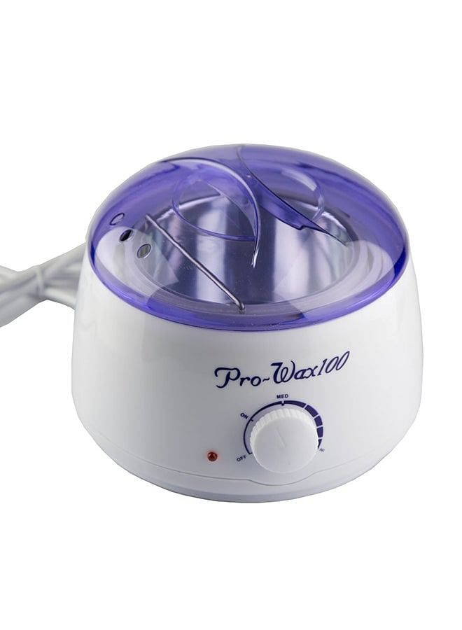 Pro-Wax100 Hair Removal Kit With Wax Melting Pot White/Purple