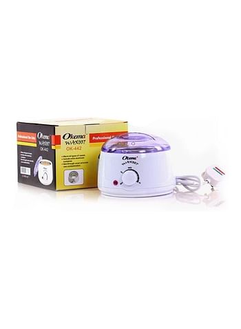 Okema Professional Wax Heater White/Purple