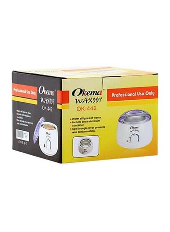 Okema Professional Wax Heater White/Purple