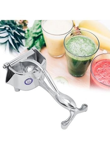 Stainless Steel Manual Juicer Squeezer Silver 809 g