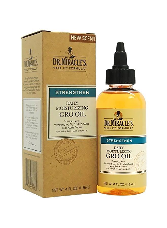 Dr. Miracle's Daily Moisturing Gro Hair Oil Clear 118ml