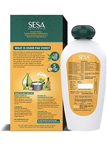 Sesa Ayurvedic Hair Oil With Bhringraj White 200ml