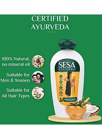 Sesa Ayurvedic Hair Oil With Bhringraj White 200ml