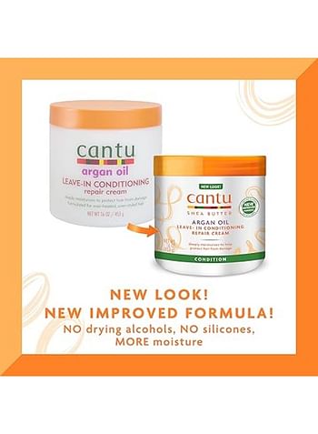 Cantu Argan Oil Leave-In Conditioning Repair Cream 453grams