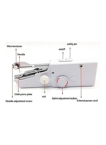 ANSELF Portable Mini Sewing Machine 111283 White