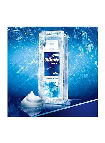 Gillette Sensitive Cool Shave Foam Multicolour