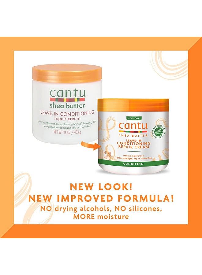 Cantu Shea Butter Leave In Conditioning Repair Cream Multicolour 453grams