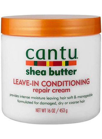 Cantu Shea Butter Leave In Conditioning Repair Cream Multicolour 453grams