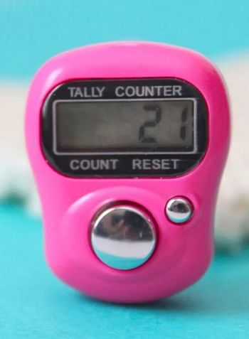 Generic 10-Piece Digital Electronic Finger Tally Counter Multicolour