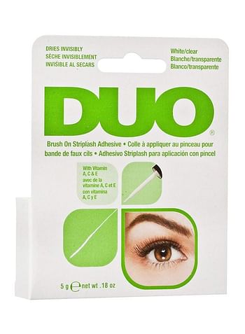 Duo Brush On Striplash Adhesive Clear/White