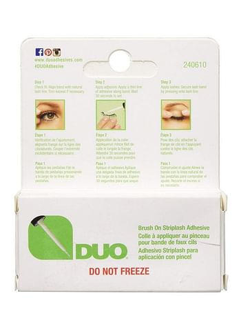 Duo Brush On Striplash Adhesive Clear/White