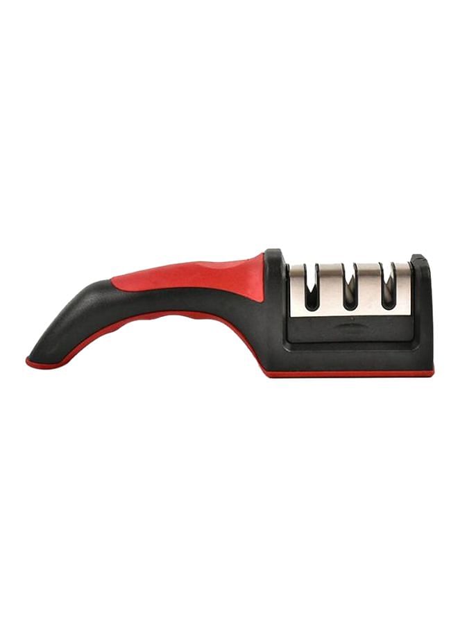 Generic Stainless Steel Knife Sharpener Black/Red/Silver