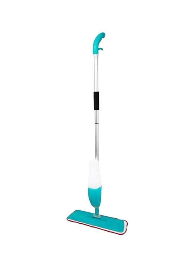 Cleaning Spray Mop With Cleaning Pad Green/White/Silver 125cm