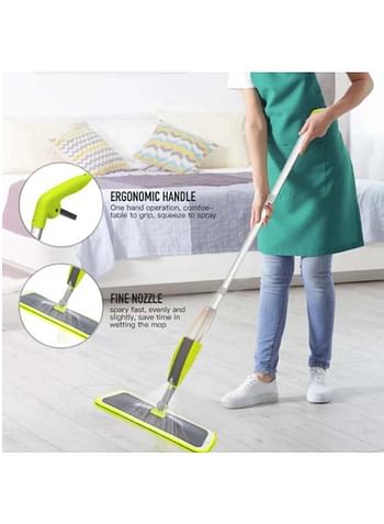 360 Degree Spray Mop Green/White/Black