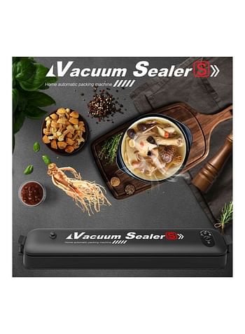 Vacuum Sealer Automatic Food Machine Black