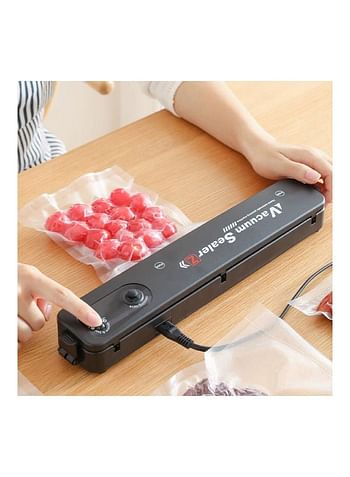 AnneFish Household Automatic Vacuum Sealing Machine black 37x8.5x7cm