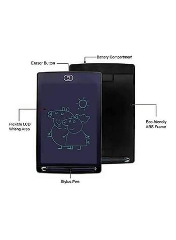 Generic LCD Writing Tablet 10 Inch Pad Portable Electronic Writer Environmental Writing and Drawing Memo Board with Stylus Gift for Kids