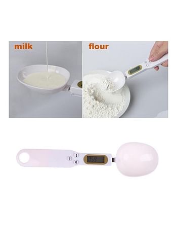 Digital Scale Measuring Spoon White 25x8.3x2.7cm