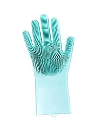 Silicone Dishwashing Glove Green 36x8x18centimeter