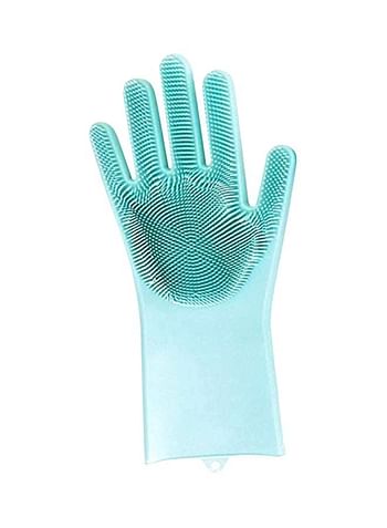 Silicone Dishwashing Glove Green 36x8x18centimeter