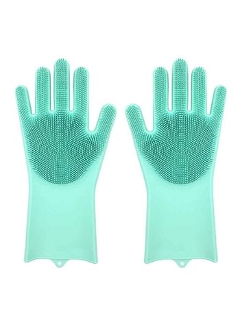 Wingenes Heat Resistant Silicone Gloves Green