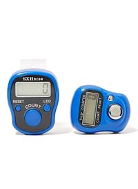 Rosh 2-Piece Digital Electronic Finger Wearable Tally Counter Blue