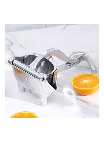 Manual Metal Juicer Silver 24.5x12.5x15cm