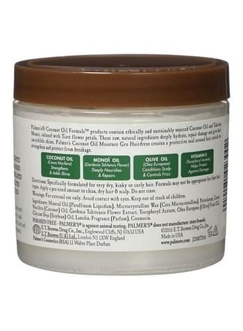 PALMER'S Coconut Oil Formula Moisture Gro Shining Hairdress 150grams