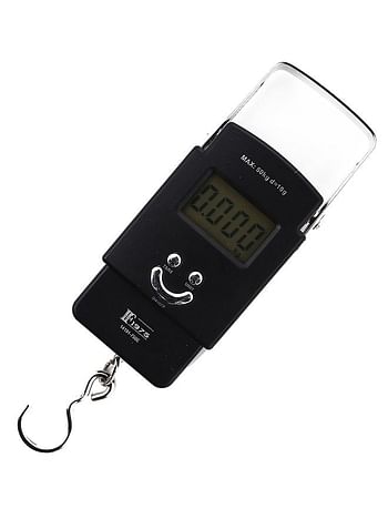 FF1976 Portable Electronic Luggage Scale Black/Silver 50kg