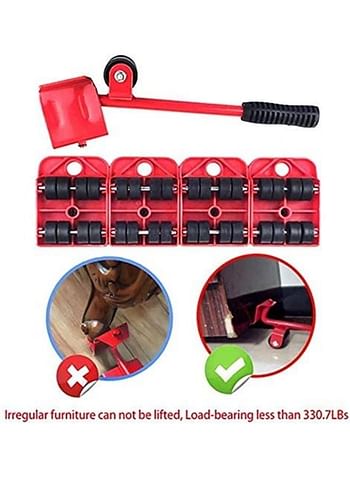 Furniture Lifter Tool Set Red