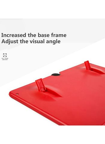 3D HD Screen Magnifier With Mobile Phone Holder Red