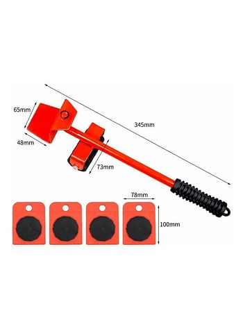 Furniture Lifting and Moving Heavy appliance Move Tools Set red 25.0 cm * 10.0 cm * 5.0 cmcm