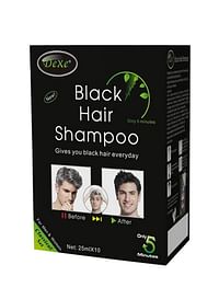 Dexe Hair Colouring Shampoo Black 10x25ml