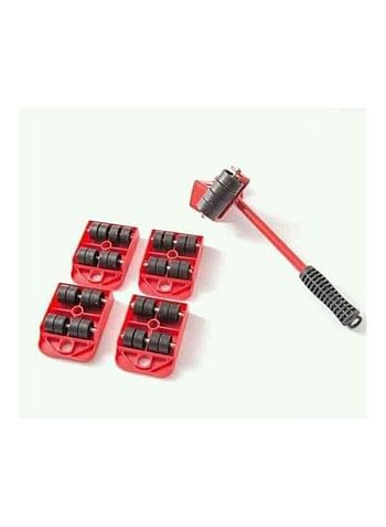 Urniture Lifter With 4 Moving Units Red/Black 1005grams