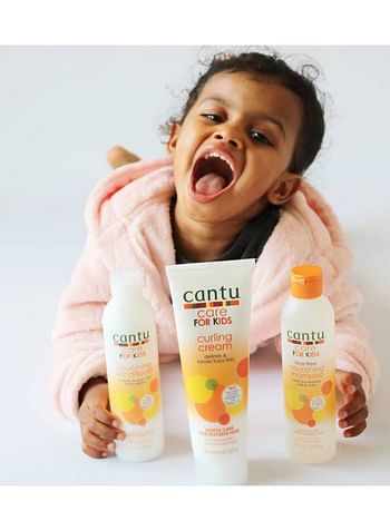 Cantu Baby Curling Cream Defines And Tames Fussy Frizz Gentle Care For Textured Hair