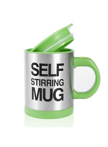 POLLEN LIFE Self Stirring Mug Green/Grey