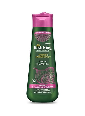 Kesh King Emami Scalp And Hair Medicine Anti Hair Fall Ayurvedic Onion Shampo Green 300grams